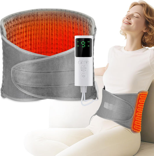 Heat Pad for Back Pain Relief Electric Heating Pads with 9 Temperatures 4 Timer